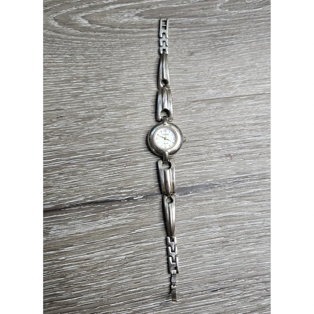 Peugeot Watch Women 24mm Silver Gold Two Tone Bracelet Band  6.5